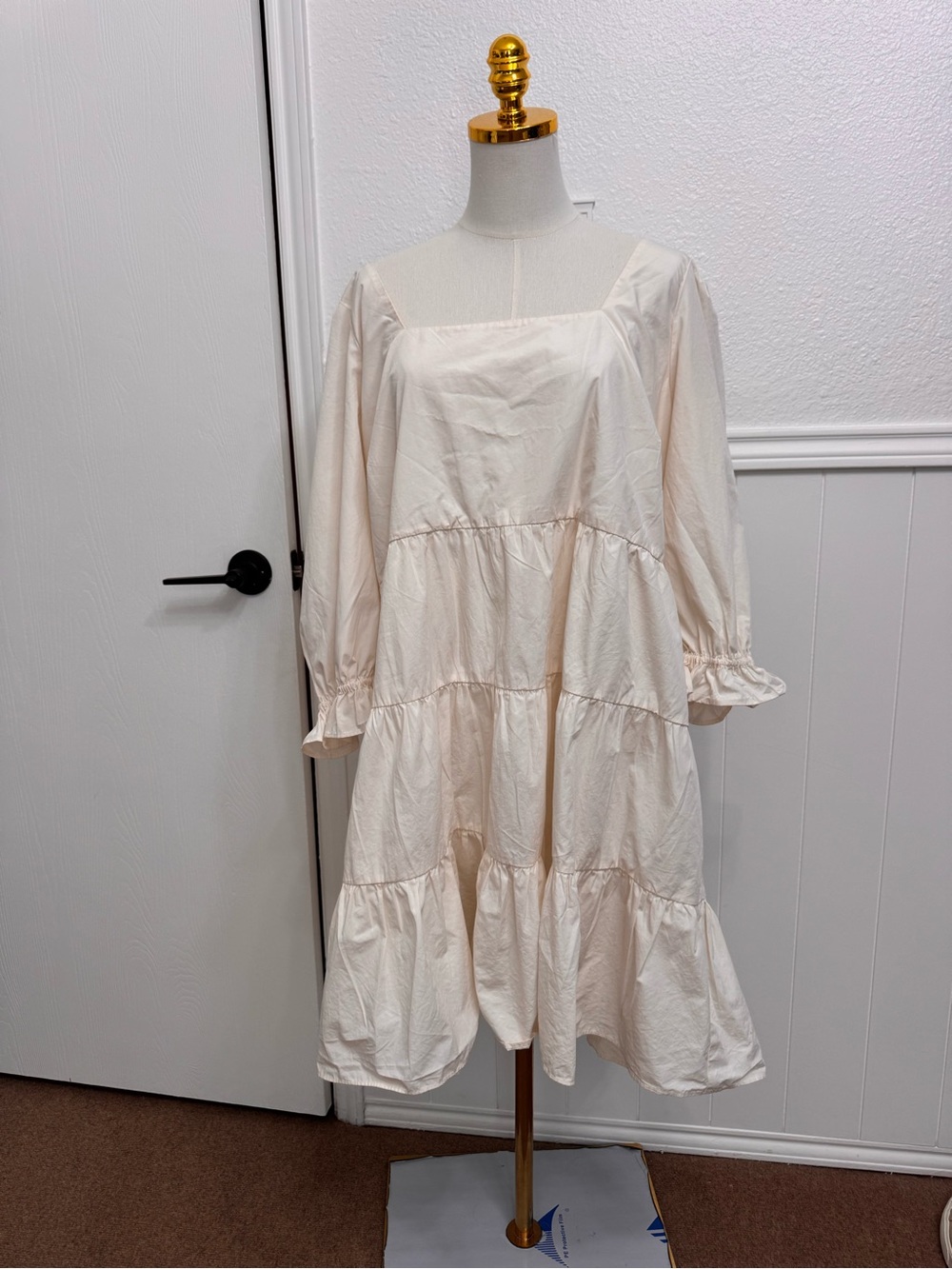 Madewell Cream Lightweight Dress